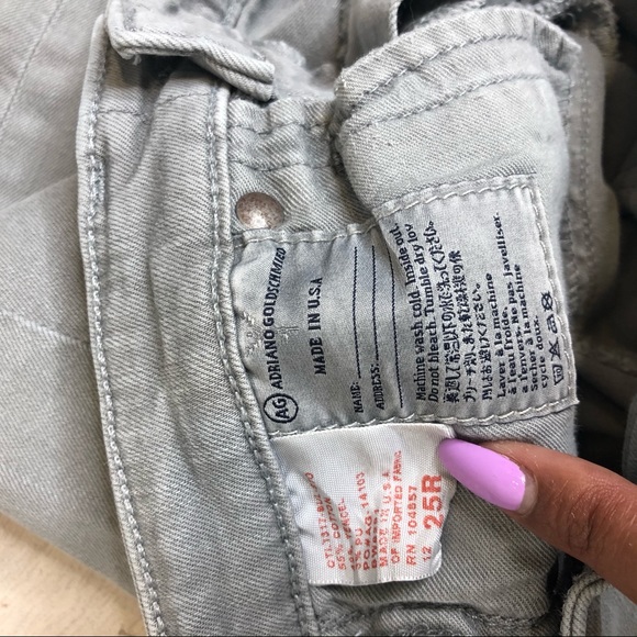 AG Adriano Goldschmeid Ballad Slim Boot Grey Jeans - Picture 10 of 16